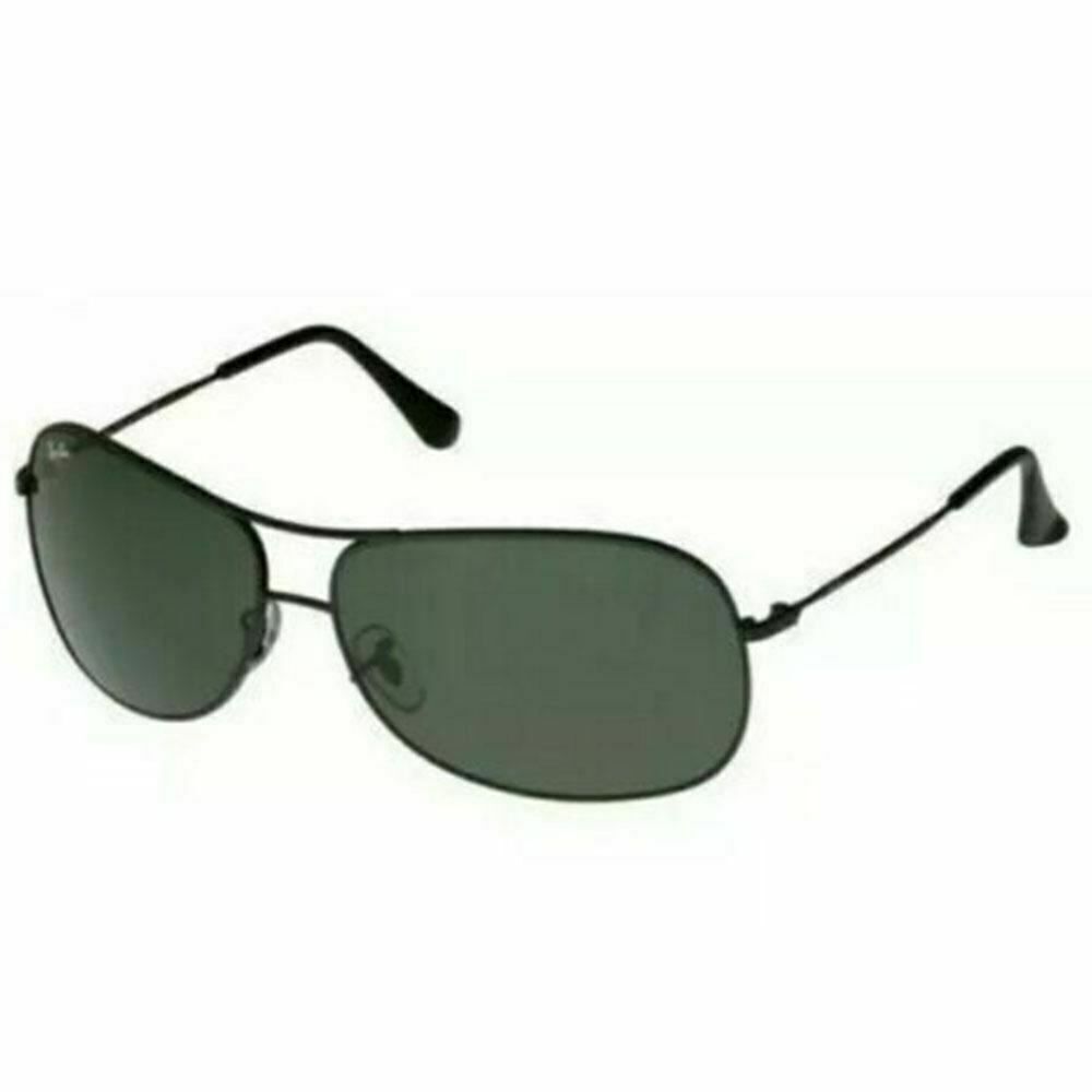 Ray-Ban Aviator Style Sunglasses W/Green Lens